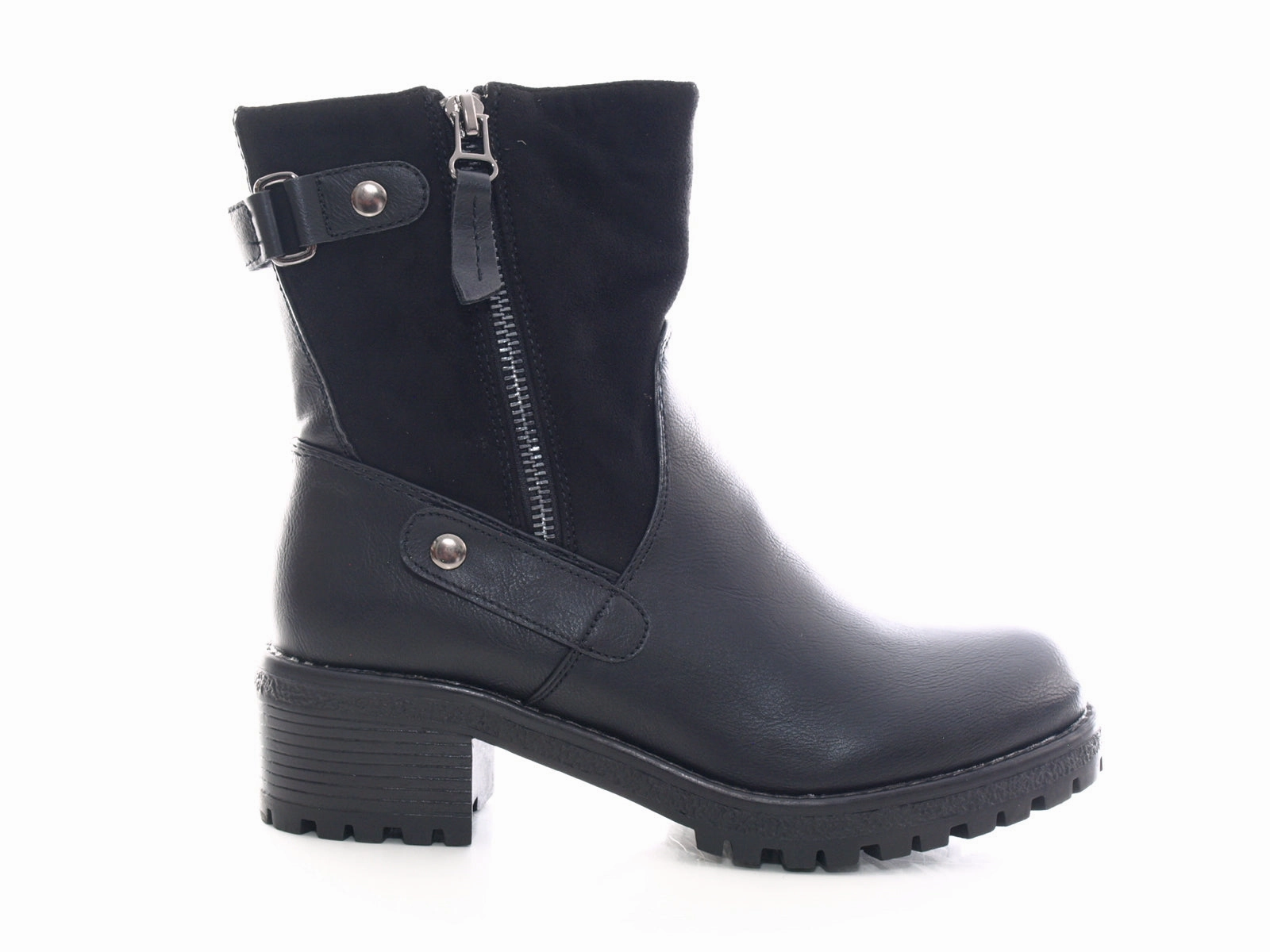 Damen Stiefeletten Boots Outdoor Winterboots warm gefttert Black #  471 Sicherheitsschuhe Sportlich Goodyear