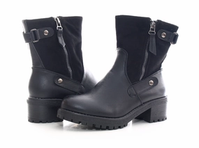 Sicherheitsschuhe Bgs S5 Damen Stiefeletten Boots Outdoor Winterboots warm gefttert Black #  471