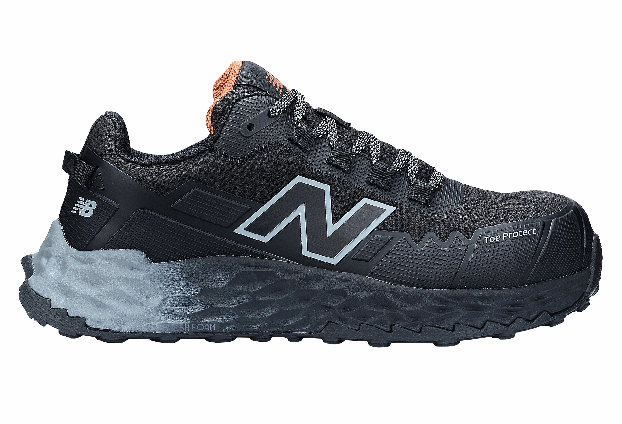 New Balance Cremorne Womens, S3 Sicherheitsschuh ESD HRO FOe, schwarz / grau, Weite D, EN ISO 20345 Sicherheitsschuhe Vorschriften Schweiz