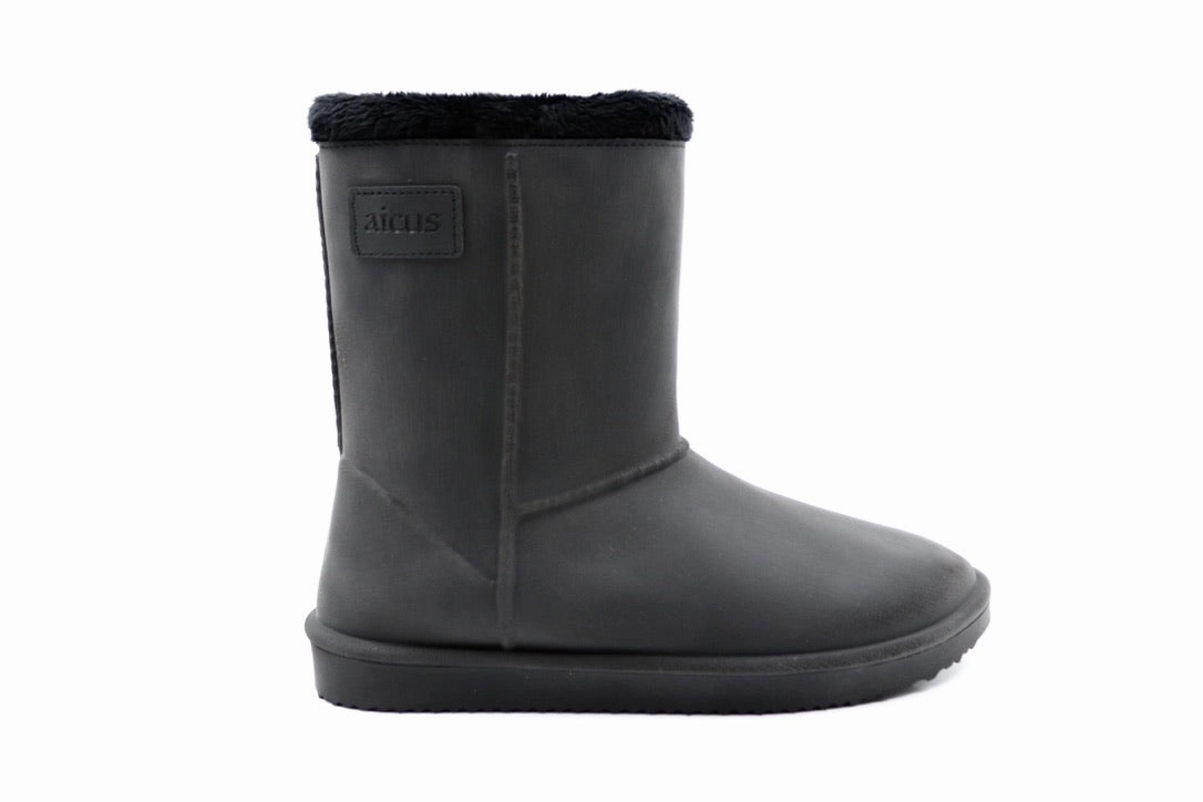 Motorrad Winterstiefel All in One Gummistiefel - Black