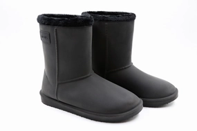 All in One Gummistiefel - Black Winterstiefel Größe 32
