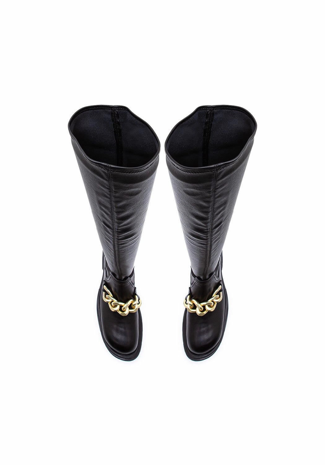 Starchain01 Mustang black/gold chain C6 Winterstiefel Vegan