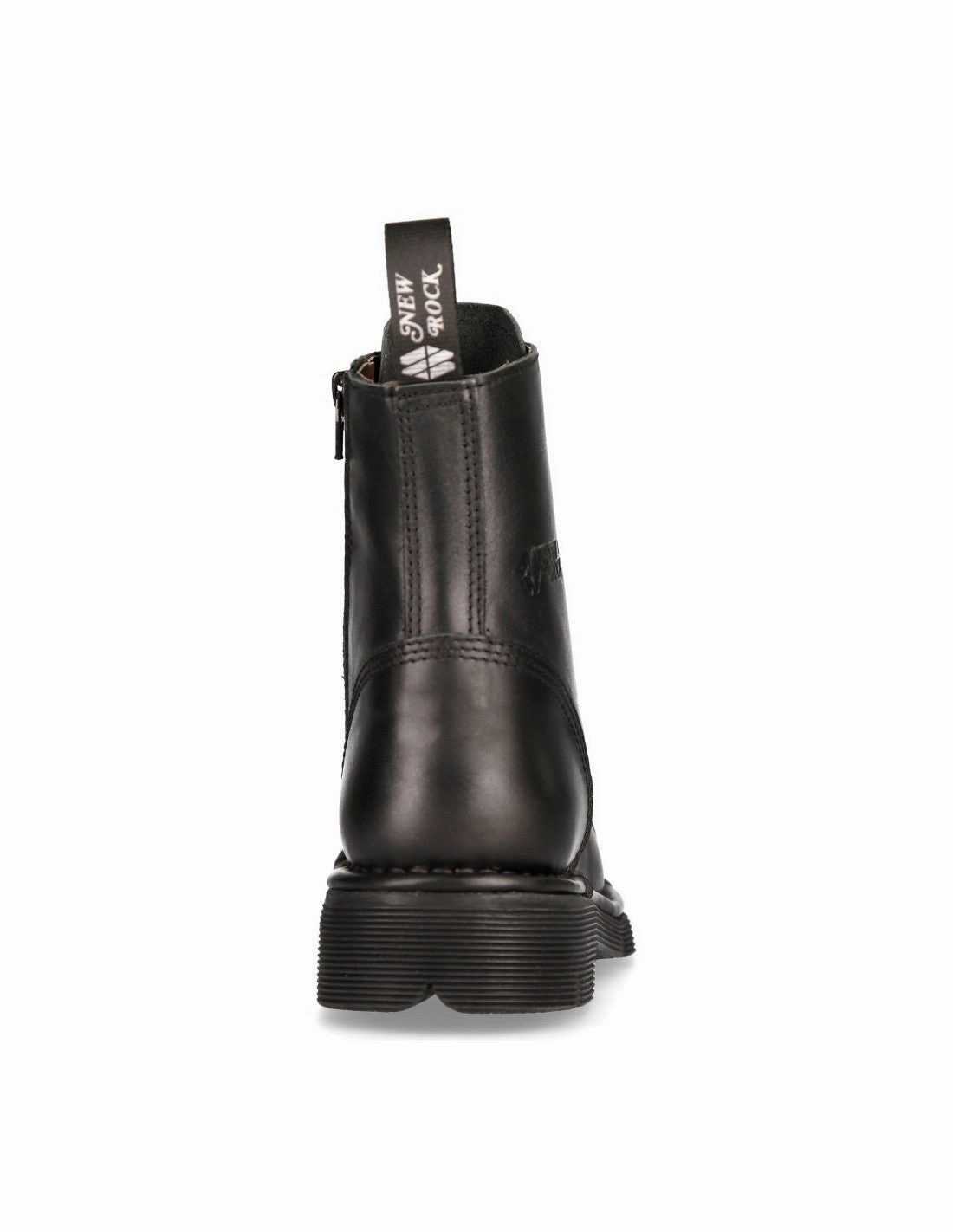 Stiefel Glitzer New Rock Ankle Boot Metallic M-NEWMILI083-S1 Echtleder Schwarz