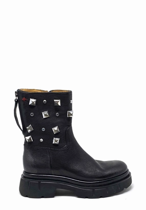 CORA07A Boot | Nero Stiefel Mit Loch