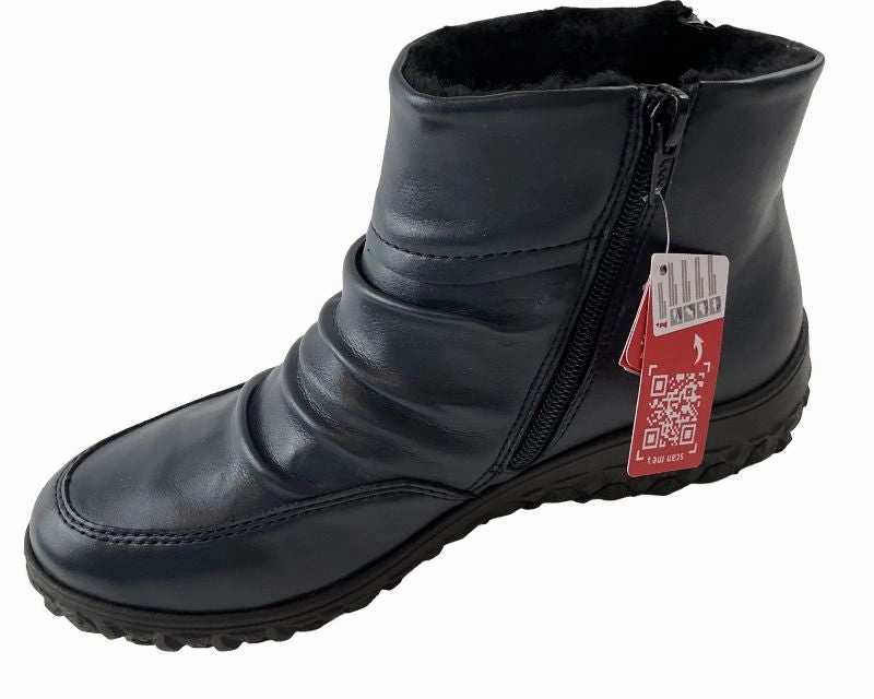 Yoox Stiefel Rieker Damen Stiefeletten  59585-14 Blau Warmfutter