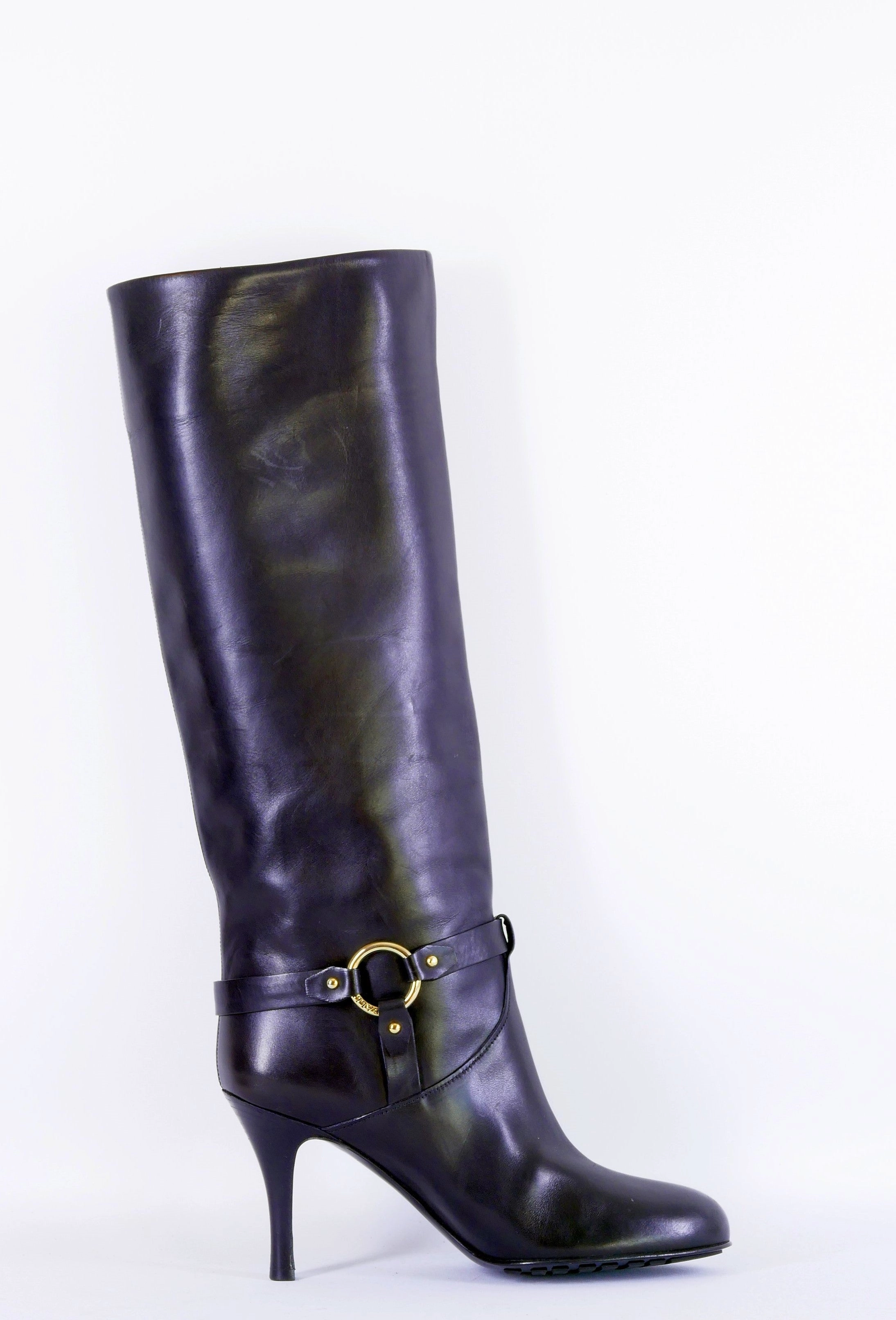 Stiefel Leder schwarz Jeantex Stiefel