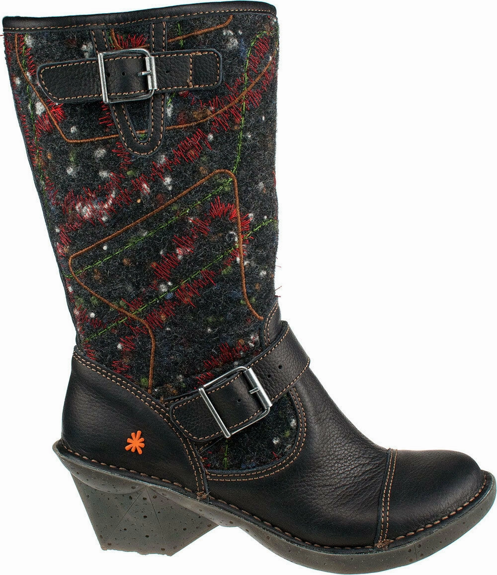 The ART Company Damenschuhe Schuhe Oteiza 617 Stiefel Stiefelette Boots Leder Under Knee Stiefel Absatz