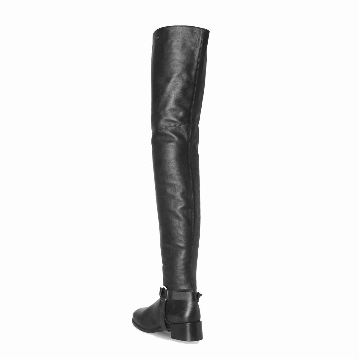 Biker Stiefel schenkelhoch Thigh Highs (Modell 105) Leder schwarz Gino Rossi Stiefel