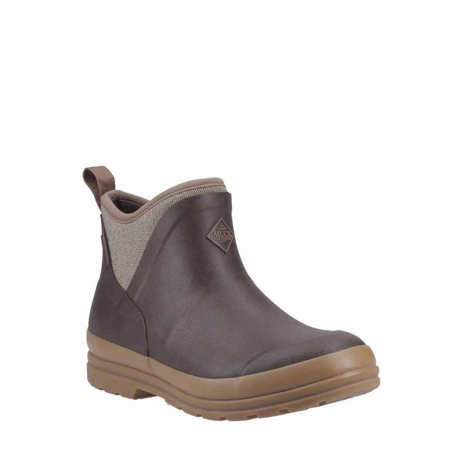 Stiefel Loden Damen Muck Originals Ankleboots mit Fleecefutter | Brown/Herringbone