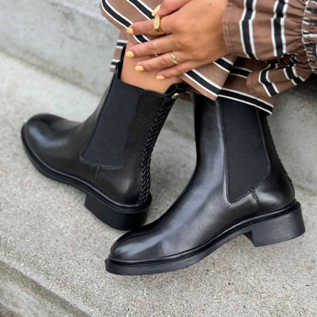 THE CITY LIFE - BLACK Crotch Stiefel