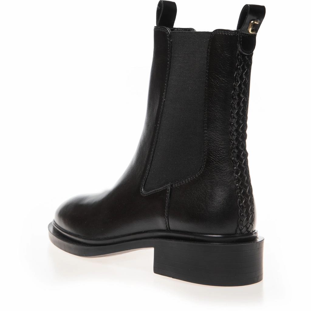 THE CITY LIFE - BLACK Jomos Lammfell Stiefel