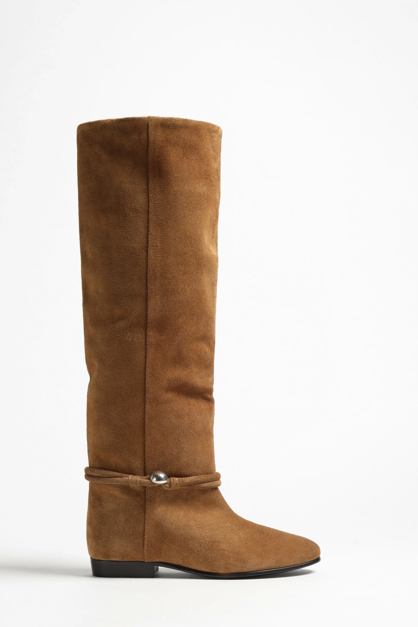 Stiefel Nynel in Cognac Filz Leder Stiefel