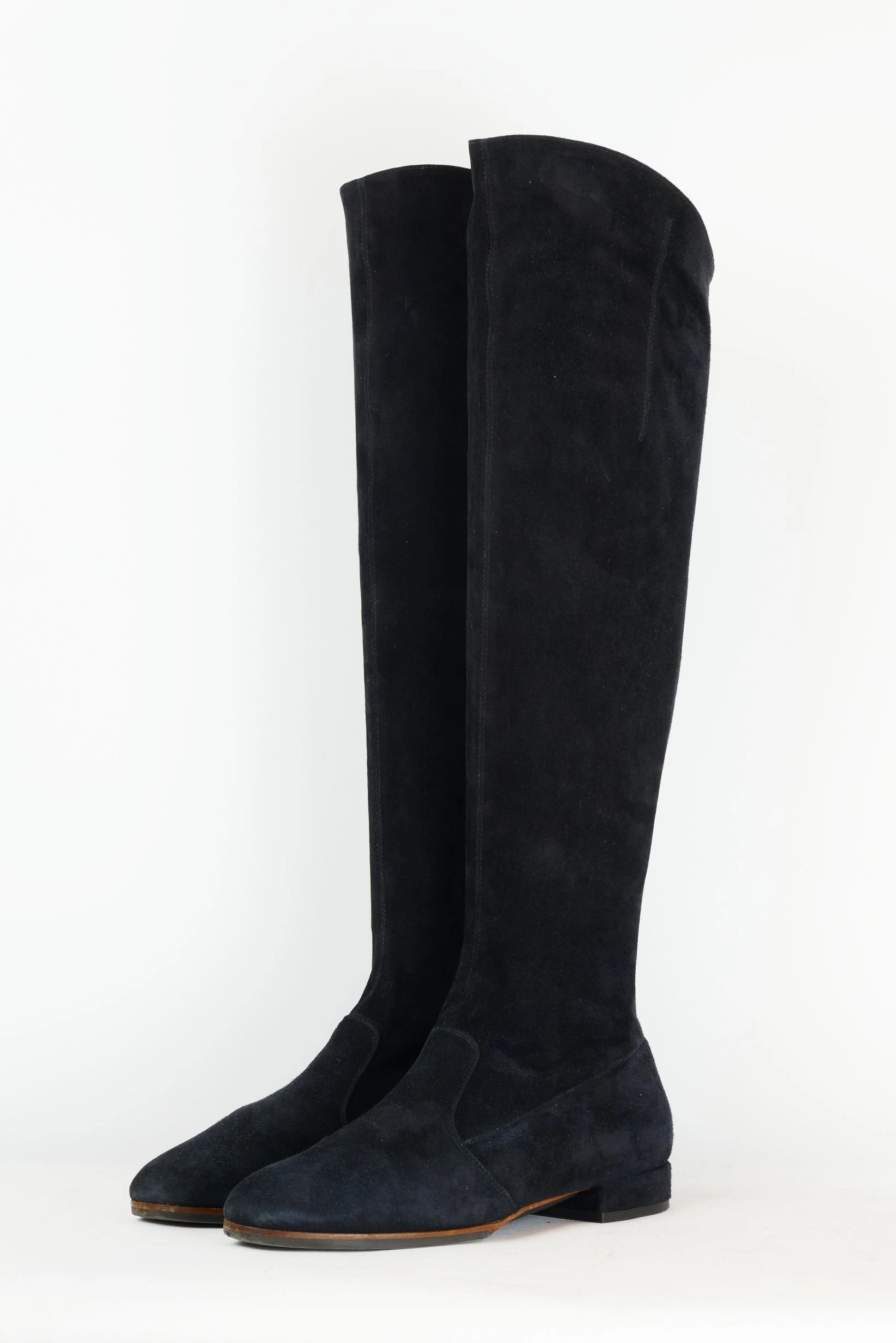 Stiefel Wasserfest Stiefel Wildleder blau