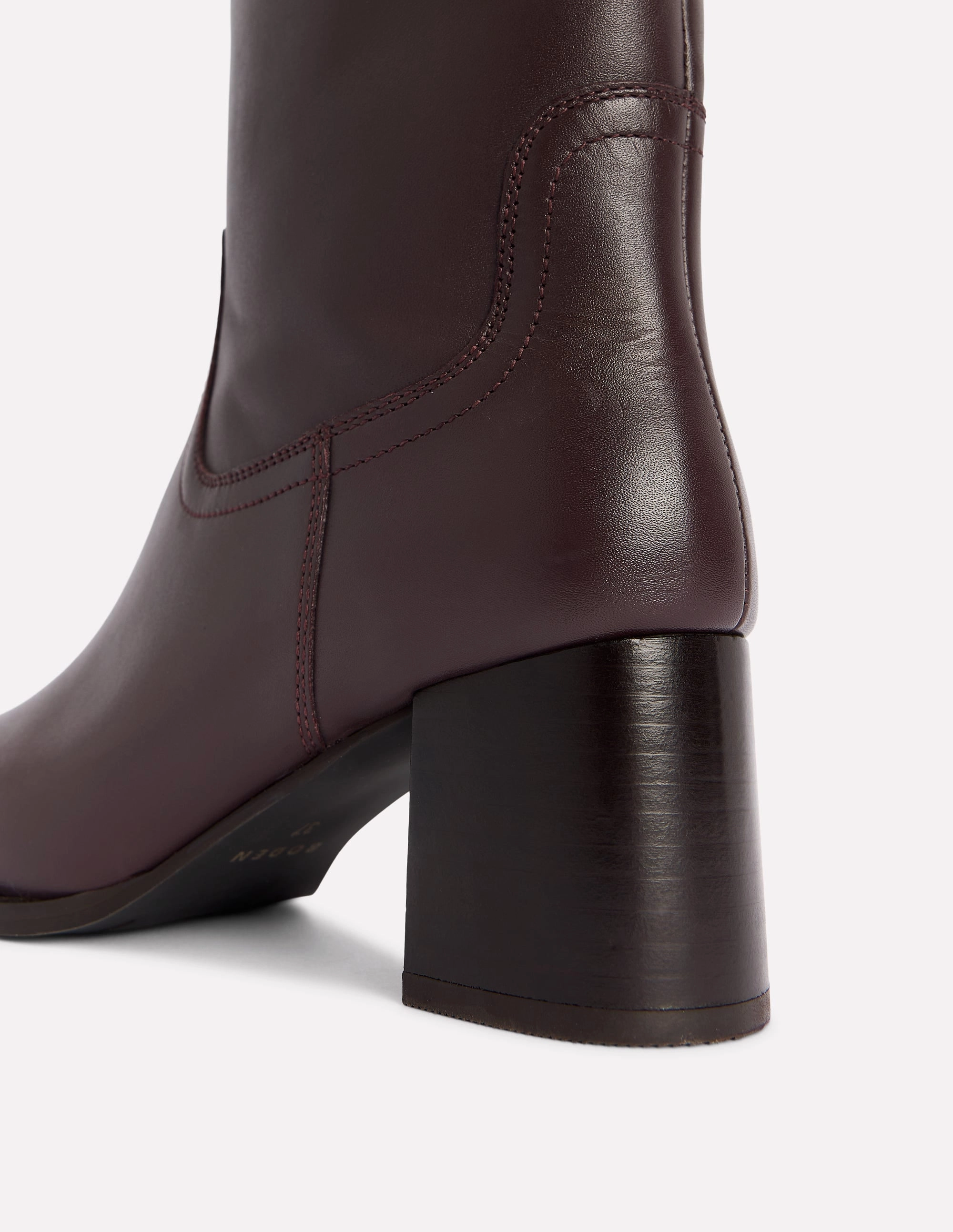 Skye Elegante, kniehohe Stiefel-Dunkle Kirsche Heine Stiefel