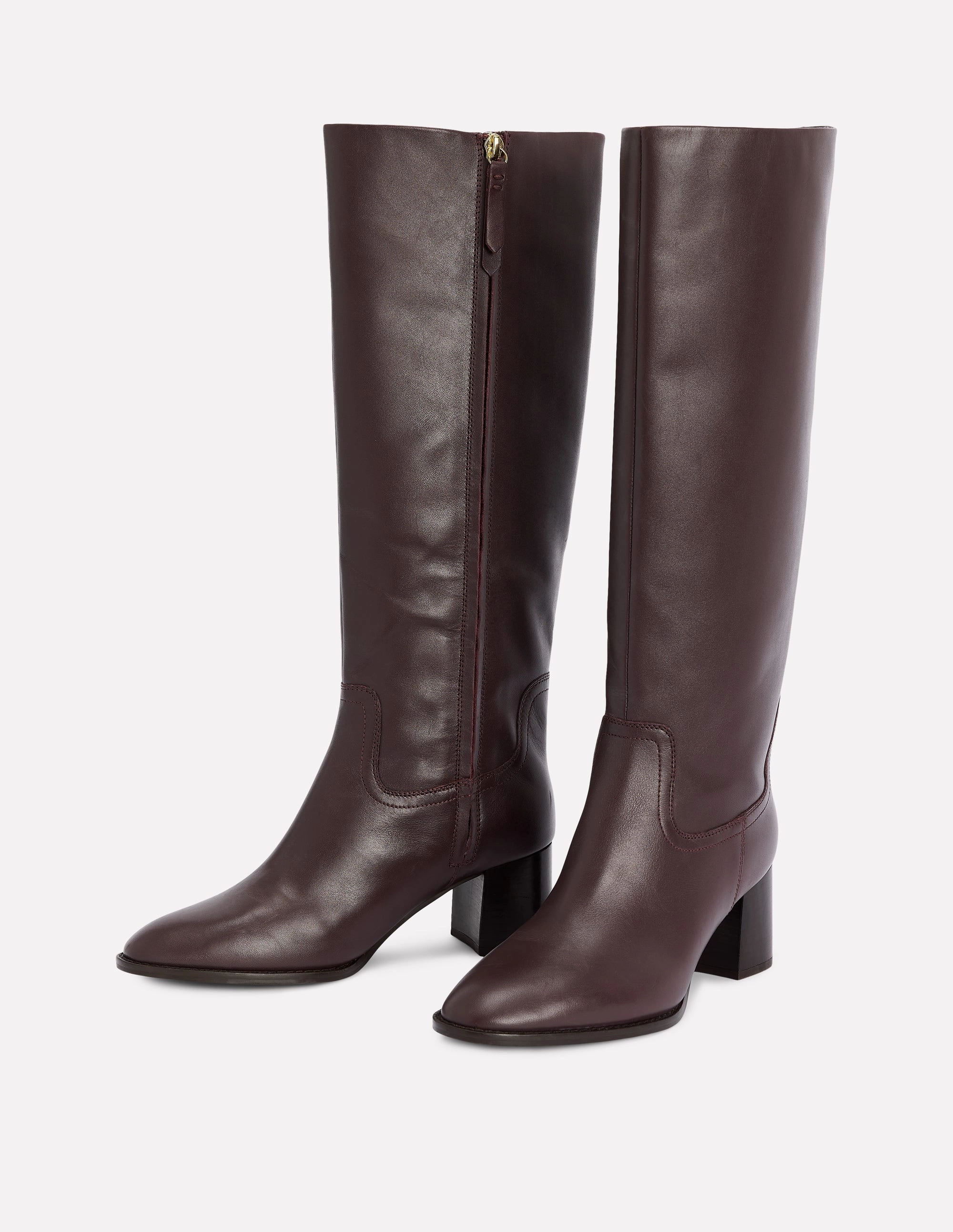 Think Stiefel 42 Skye Elegante, kniehohe Stiefel-Dunkle Kirsche