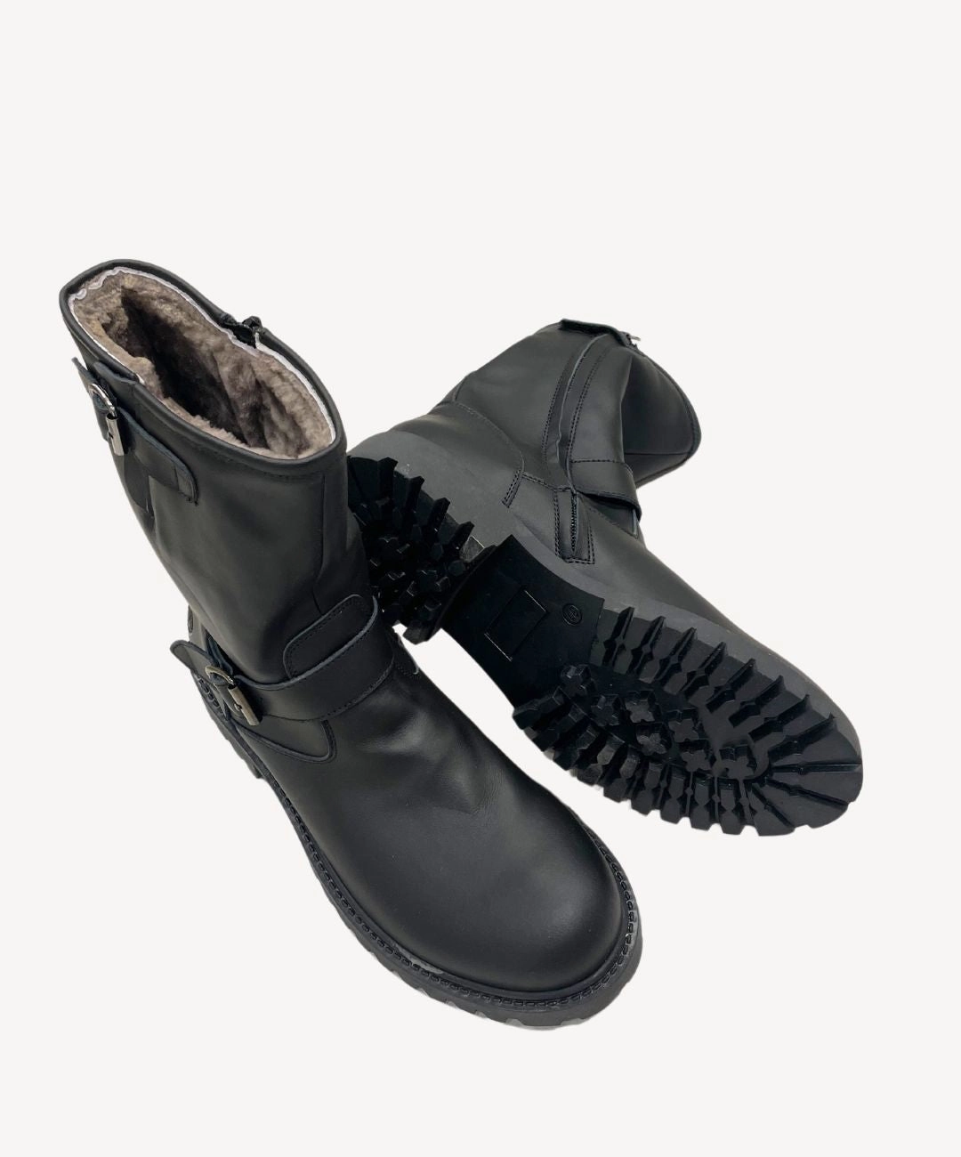 Stiefel Overknees Verdecchia 1404 Biker Boot nero