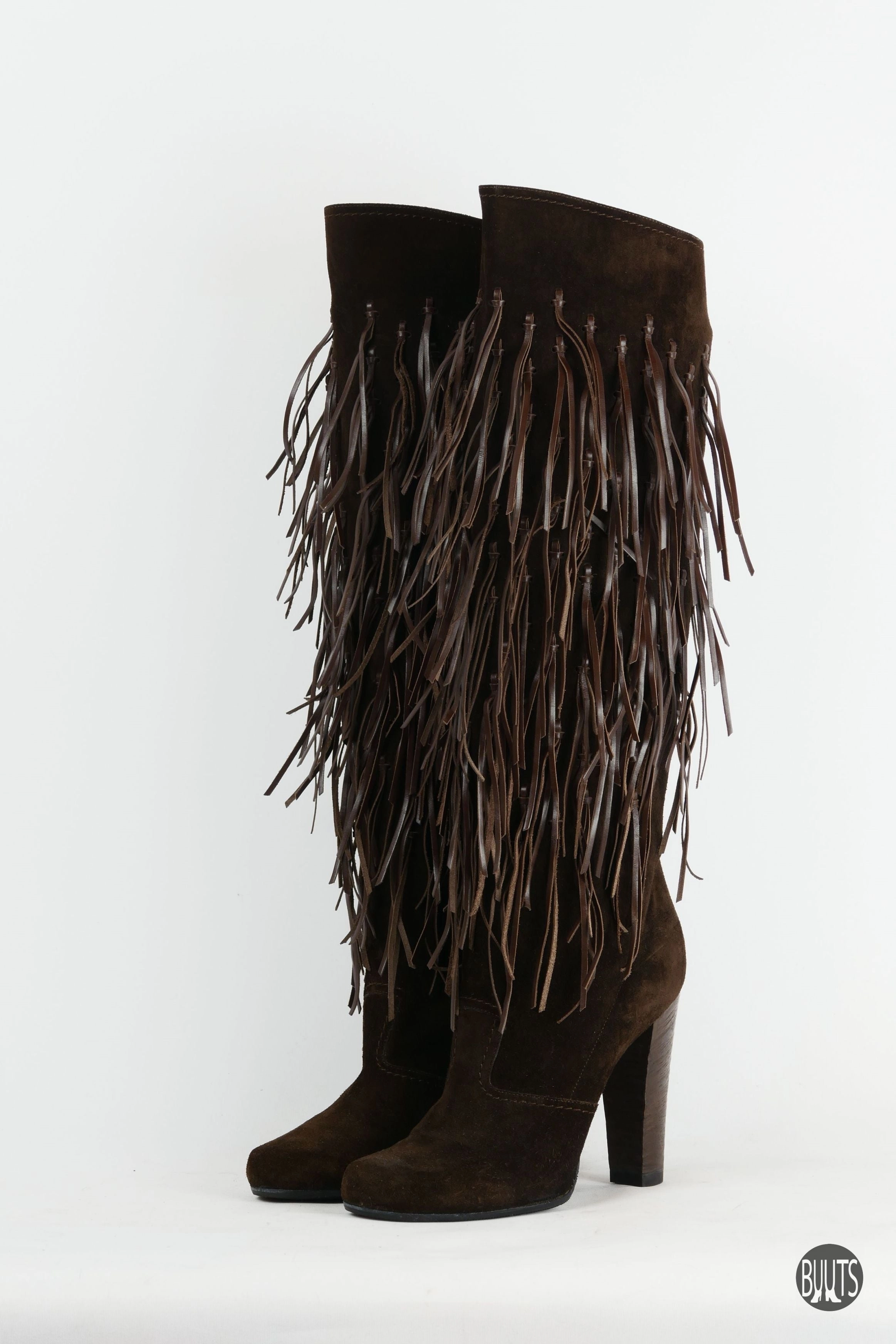 Stiefel Wildleder dunkelbraun Motogp Stiefel