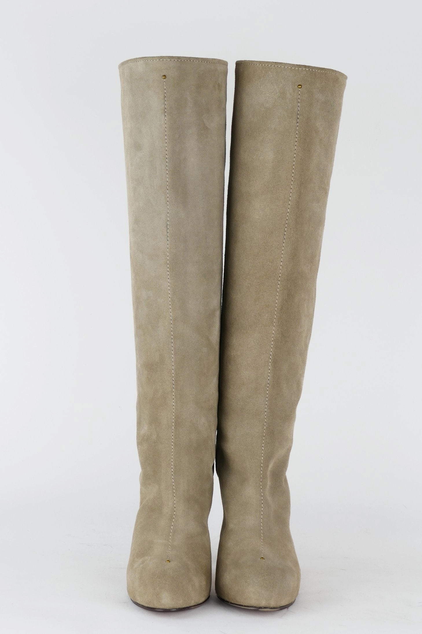 Ullbara Stiefel Stiefel Wildleder grau