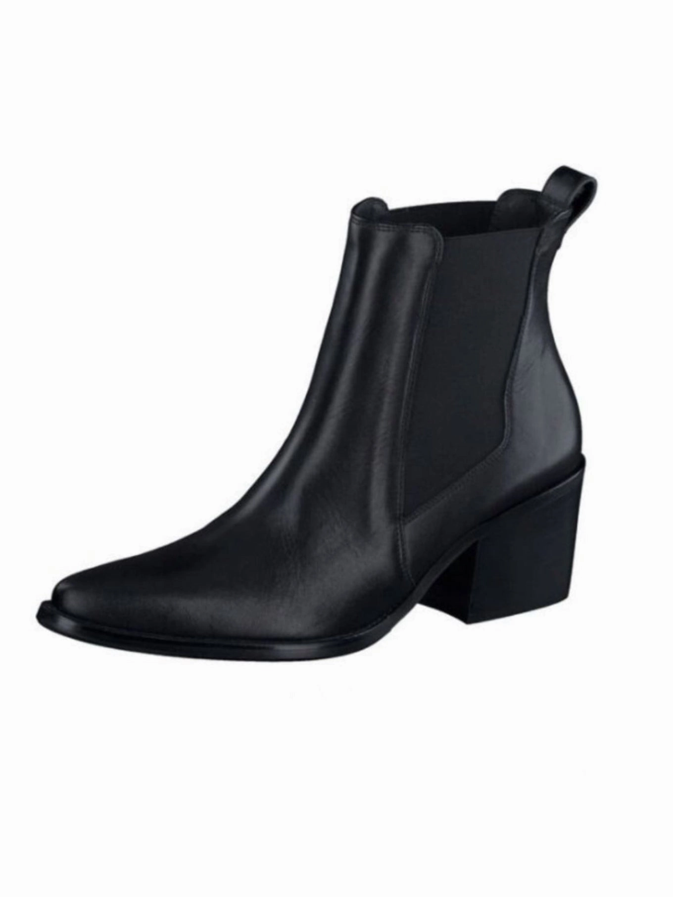 Stiefelette classic calf schwarz Ankle Boots Absatz 8 Cm