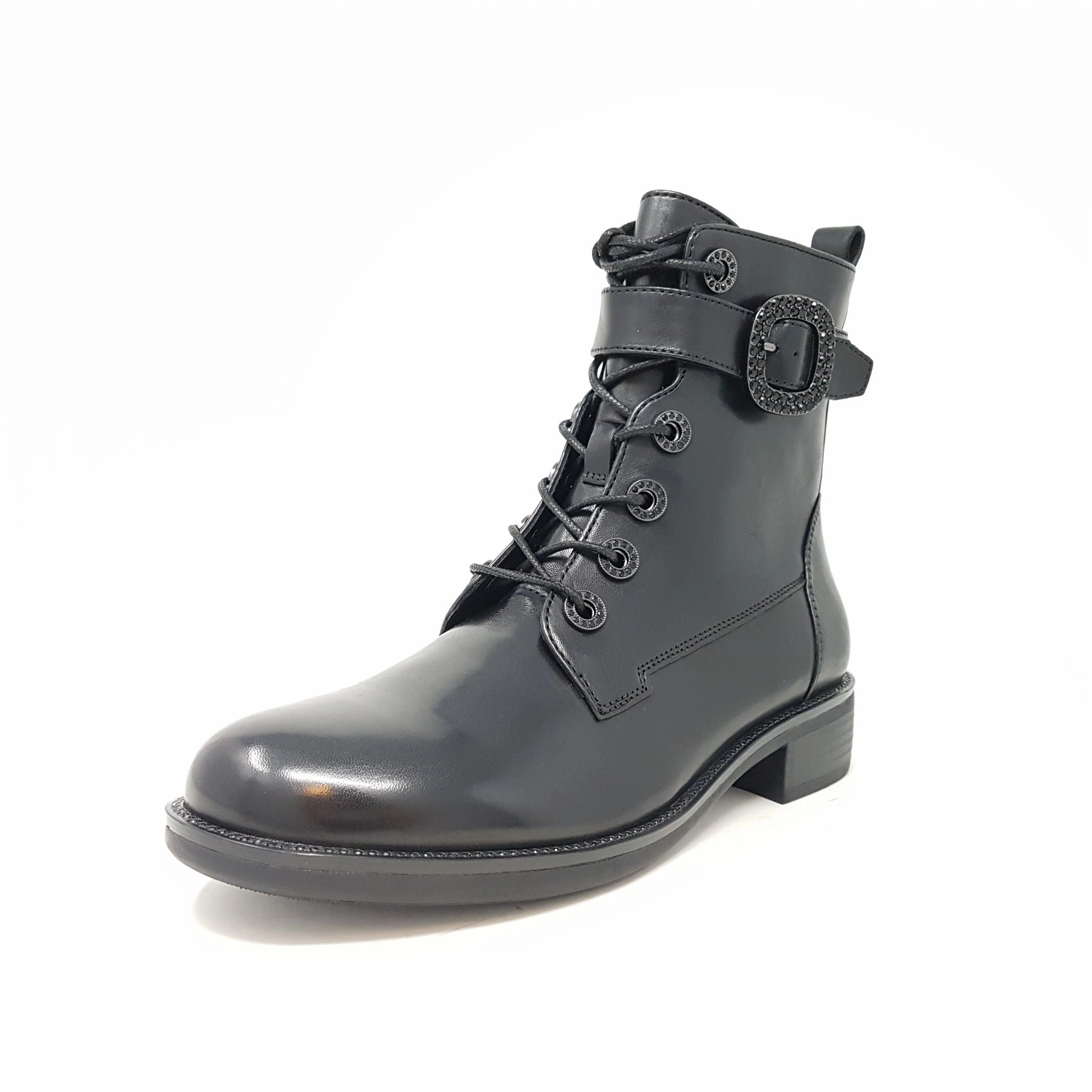 Stiefelette Regarde le ciel Cream Ankle Boots Low Heel