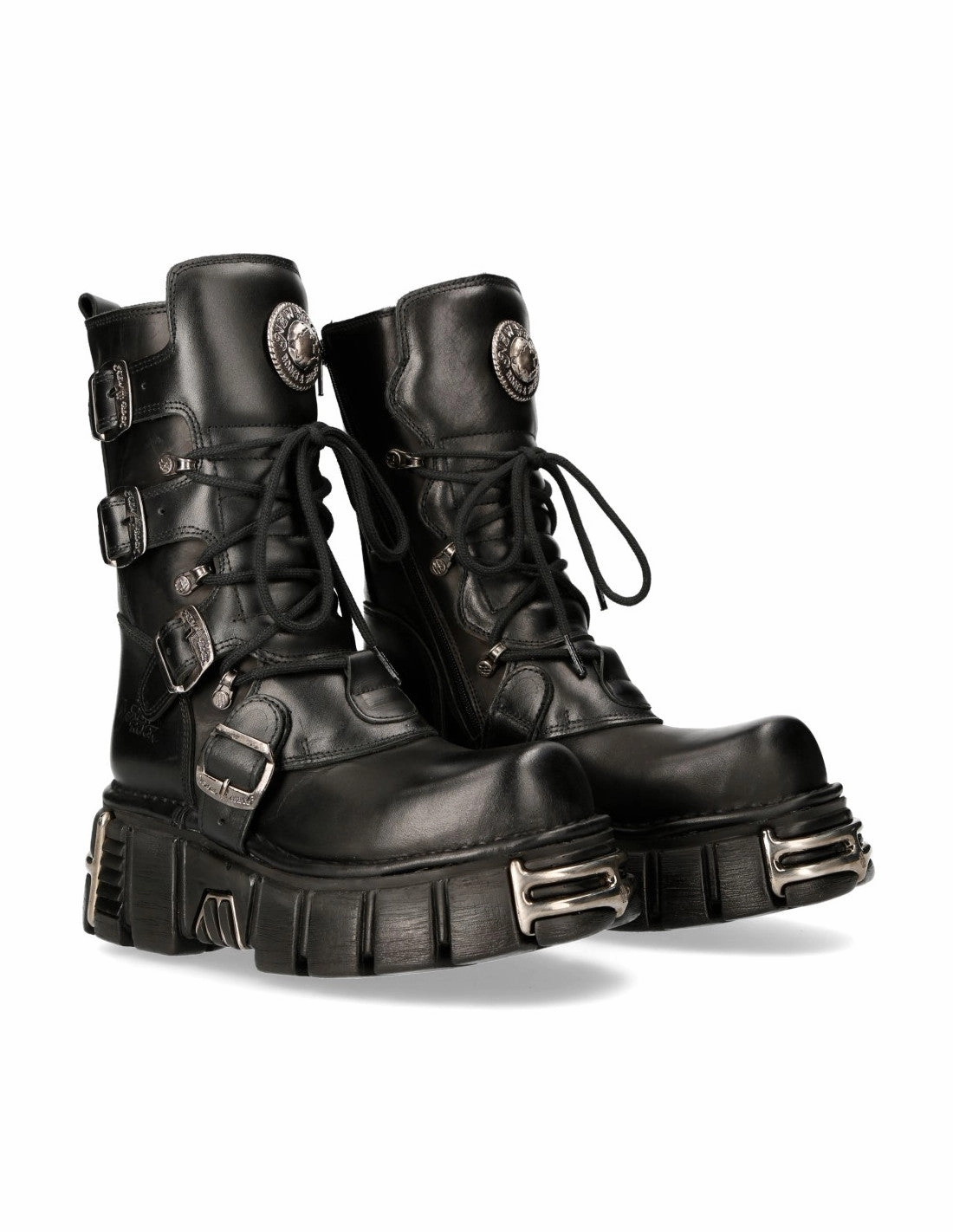 New Rock Schuhe Shoes Boots Stiefel M-373-C91 Bikerstiefel Gothic Echtleder Aldi Stiefel