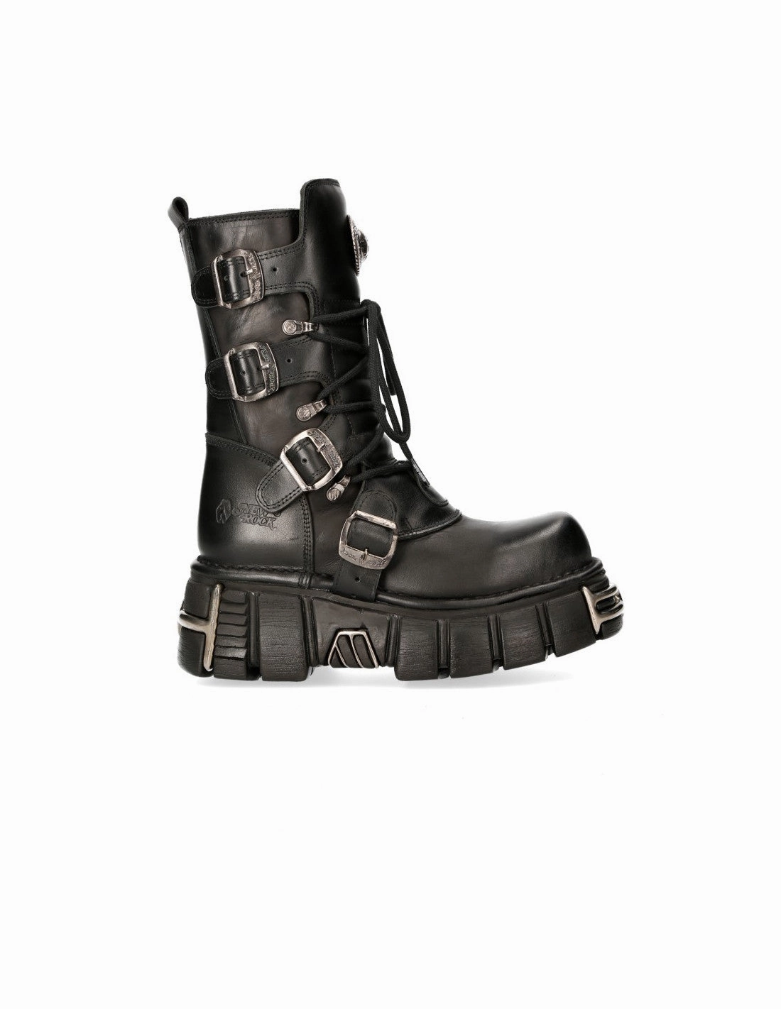 Motorrad Stiefel Sommer New Rock Schuhe Shoes Boots Stiefel M-373-C91 Bikerstiefel Gothic Echtleder