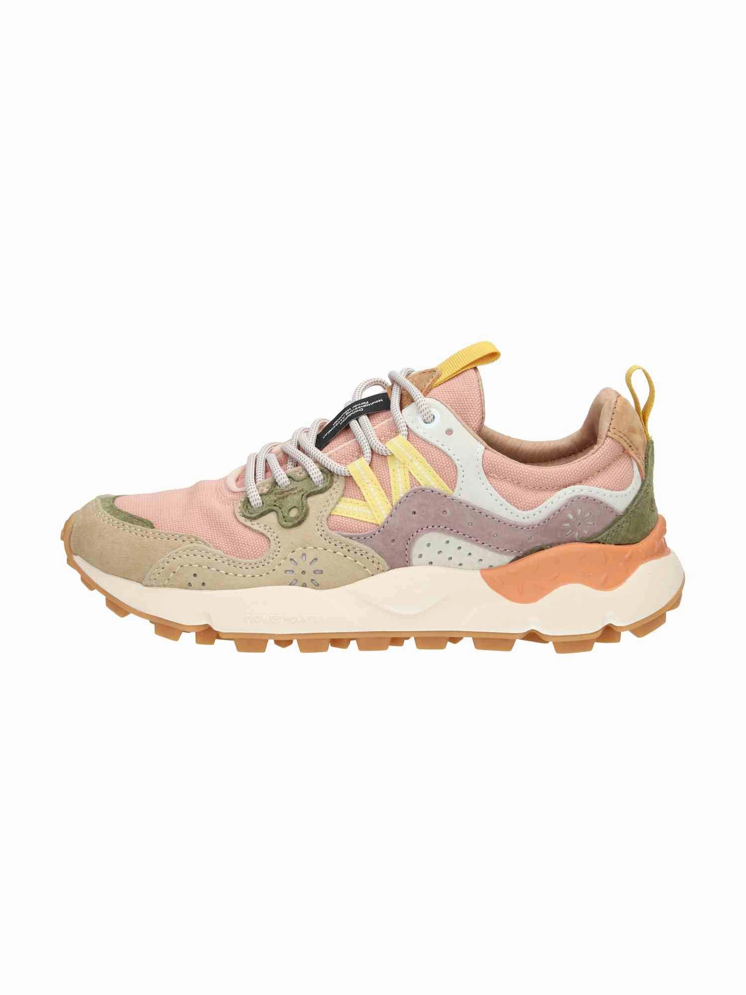 Performance Sneaker Yamano 3 Woman Suede/Canvas light brown/rose