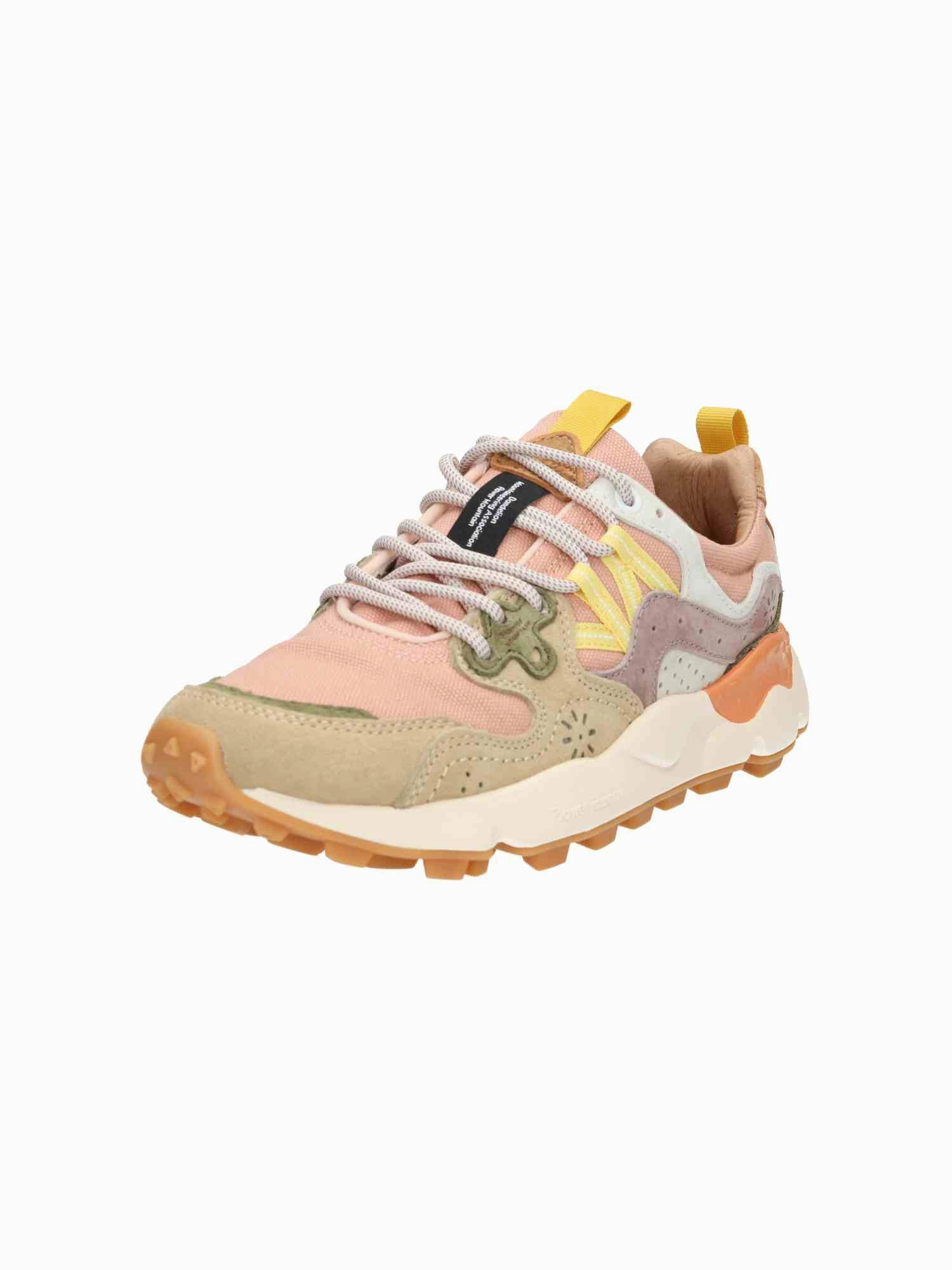Sneaker Graffiti Art Yamano 3 Woman Suede/Canvas light brown/rose