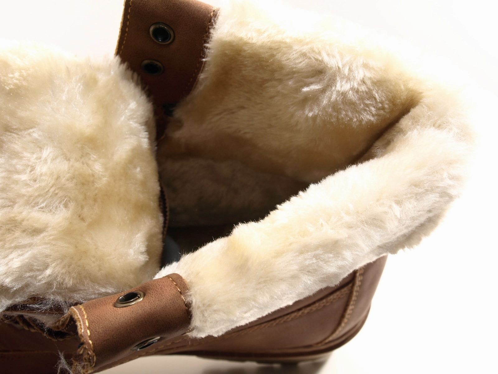 Ulrich Blass Sicherheitsschuhe Weite Damen Stiefeletten Biker Boots Outdoor Winterboots warm gefttert Camel # 9120