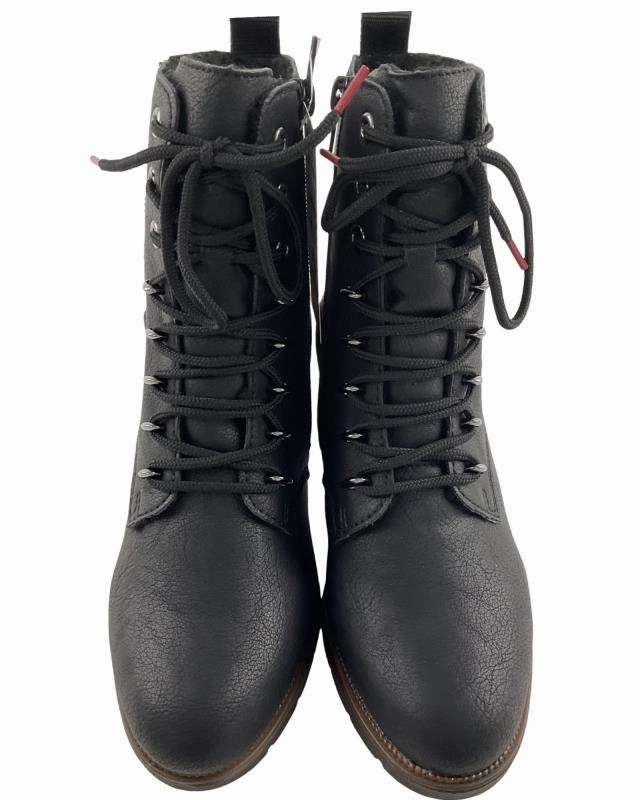 Stiefel Scheuern Am Hacken Rieker Damen Stiefelette 77520-00  Schwarz  Warmfutter