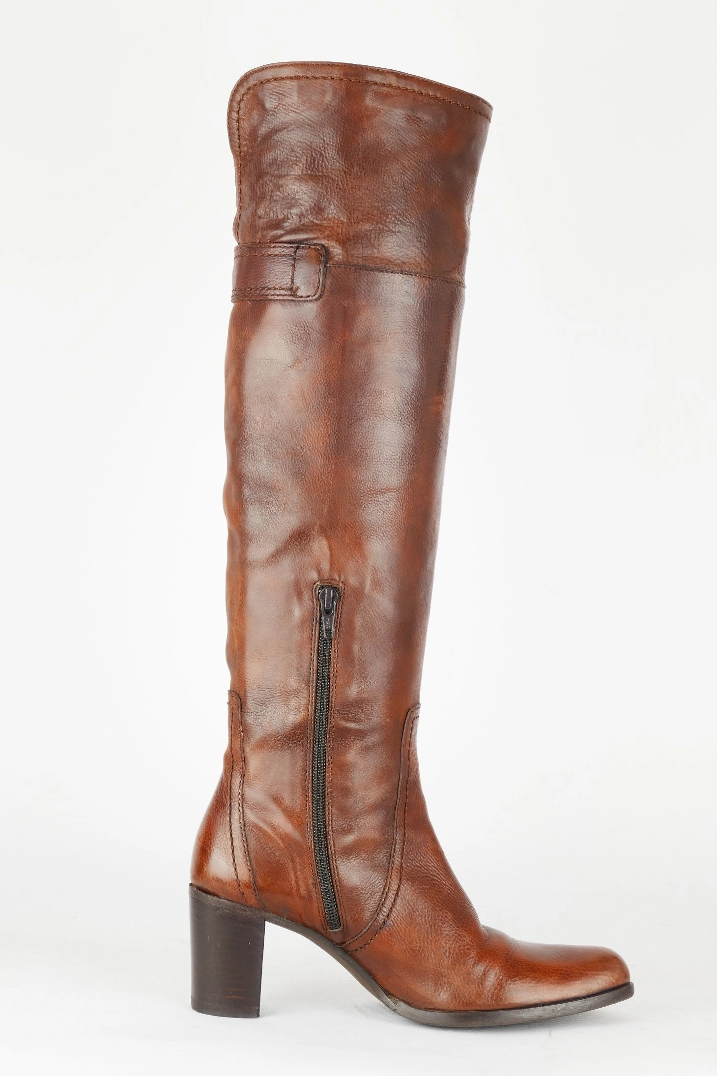 Stiefel Leder mittelbraun Waldkindergarten Stiefel