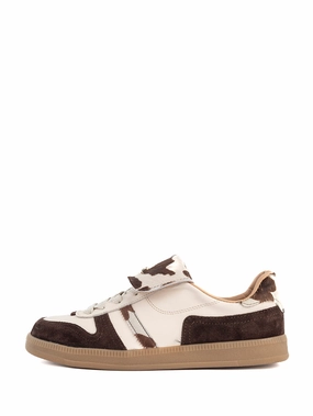 Alana | Sneaker Dark Brown/Off White/Dark Brown Cow Sneaker Sportlich