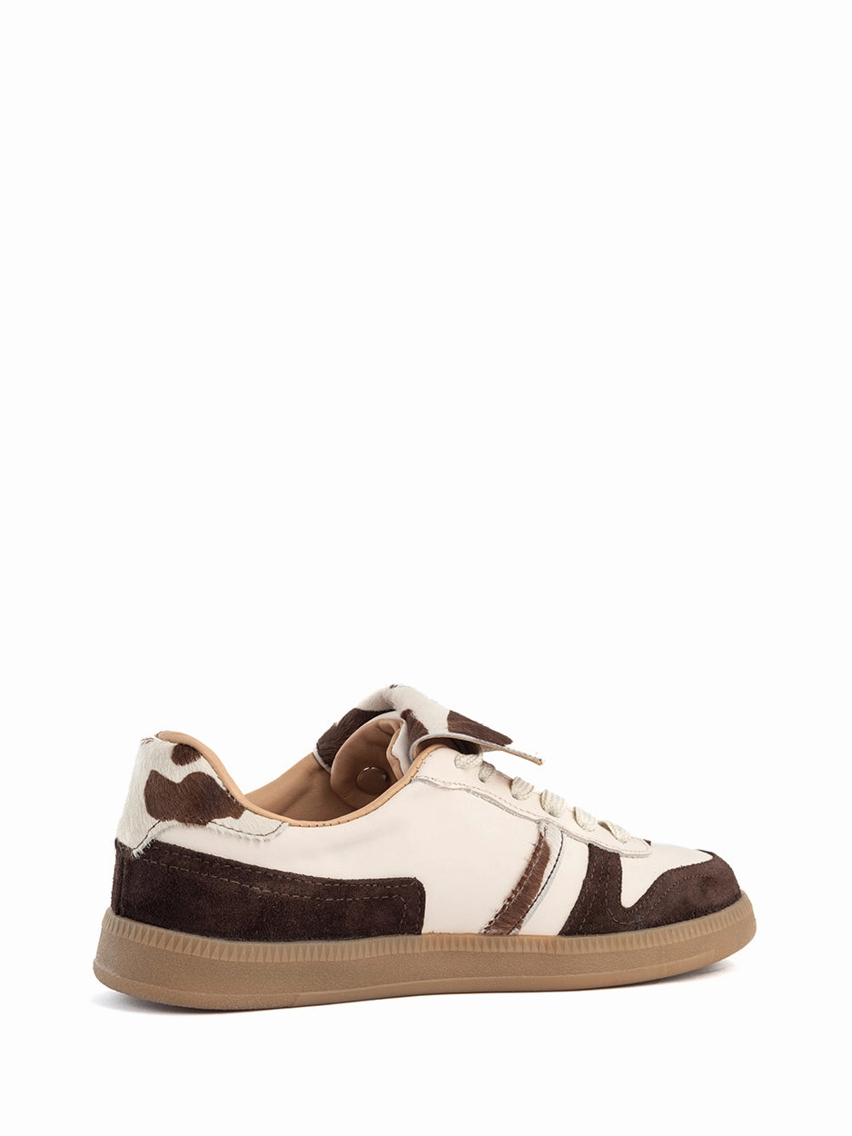 Must Have Sneaker Alana | Sneaker Dark Brown/Off White/Dark Brown Cow