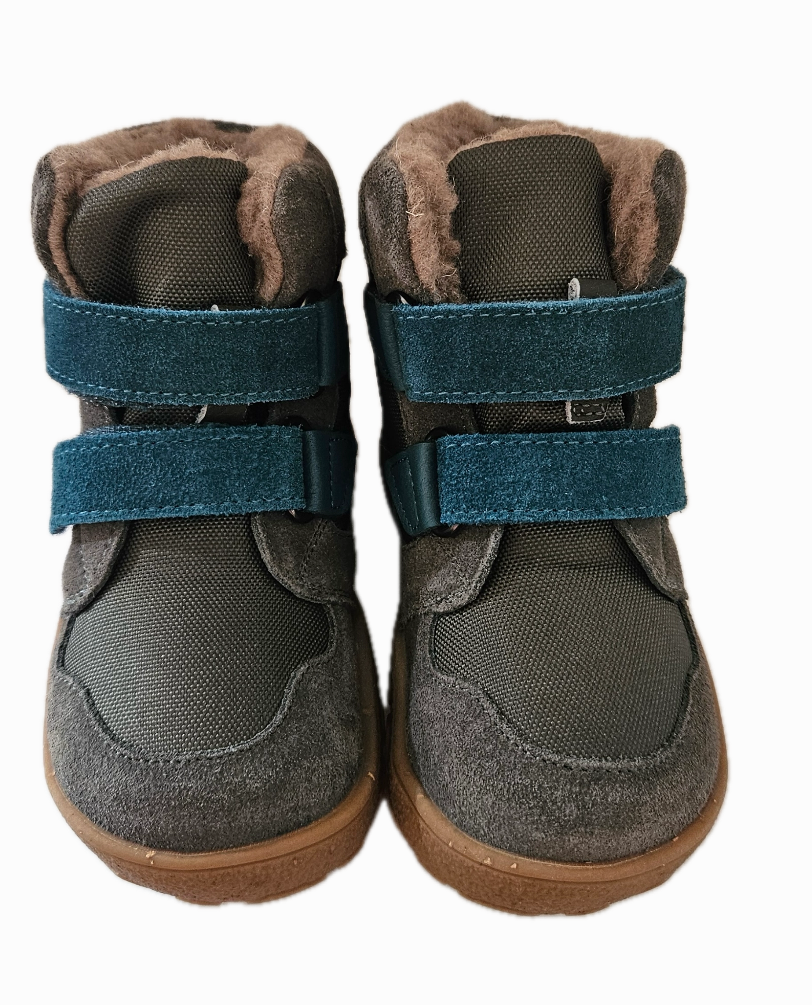 bLIFESTYLE Barfu-Winterstiefel eisbrSTYLE TEX anthrazit Winterstiefel Mit Echtfell