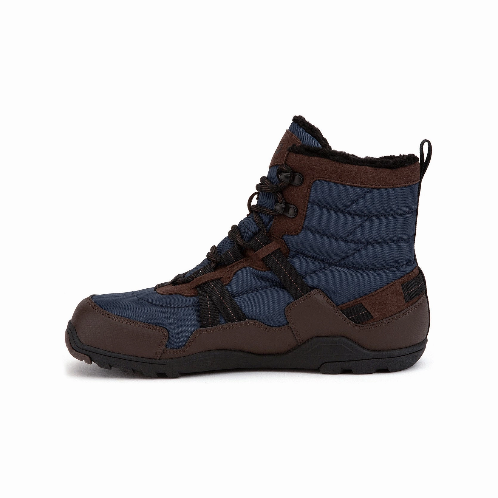 Xero Shoes Alpine Men - brown/navy (Restposten) Winterstiefel Rutschfester Sohle