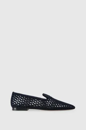 Alligator Skin Loafers Loafer 9490 Camoscio Navy