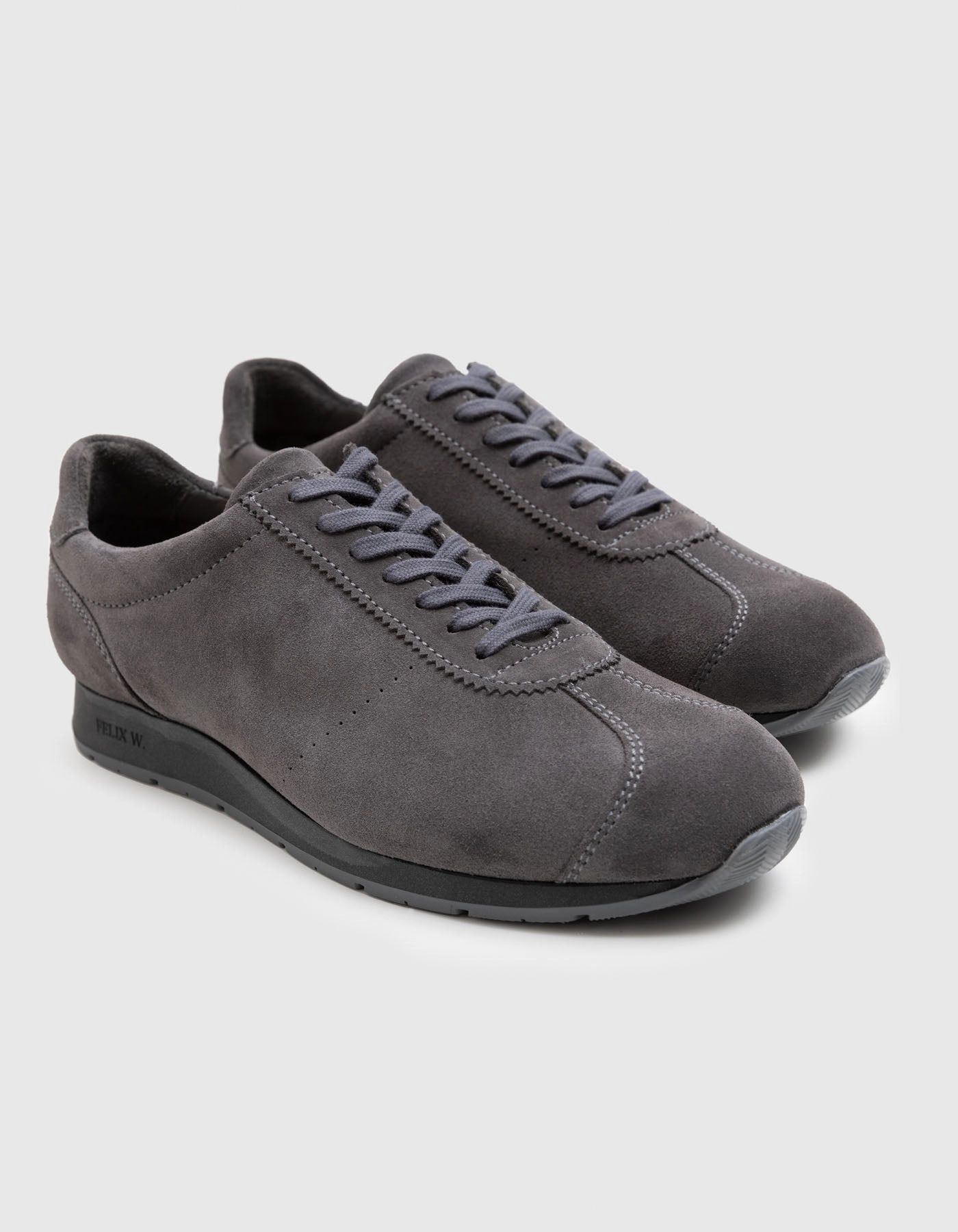 Truman's Sneaker Sneaker Foggia Velours. Grau