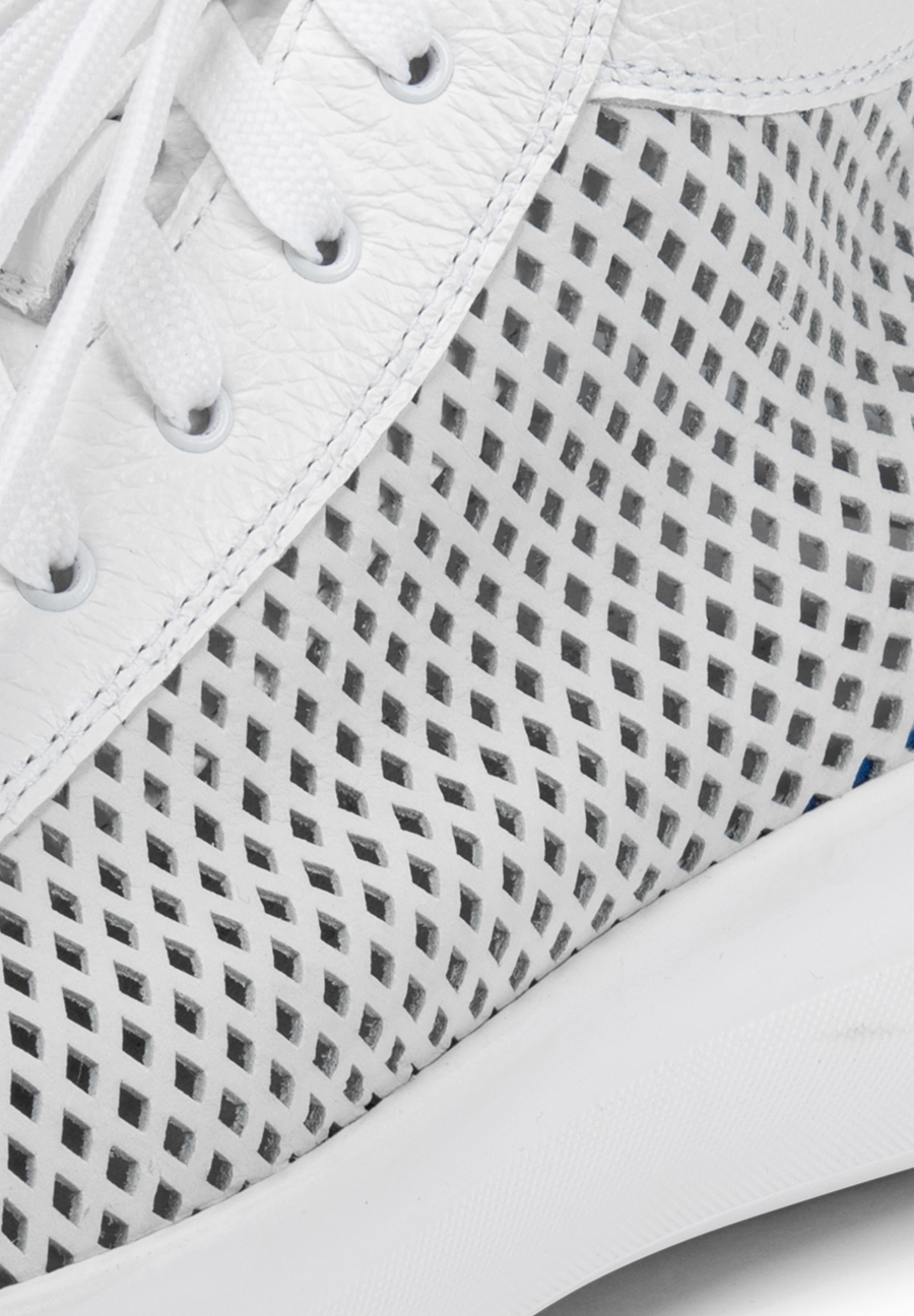 perforierter Hightop-Sneaker Hirschelder Sneaker Einlagen Geeignet