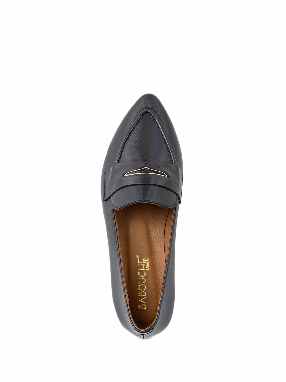 Loafers Smooth Leather Tassel Jara | Loafer Zwart