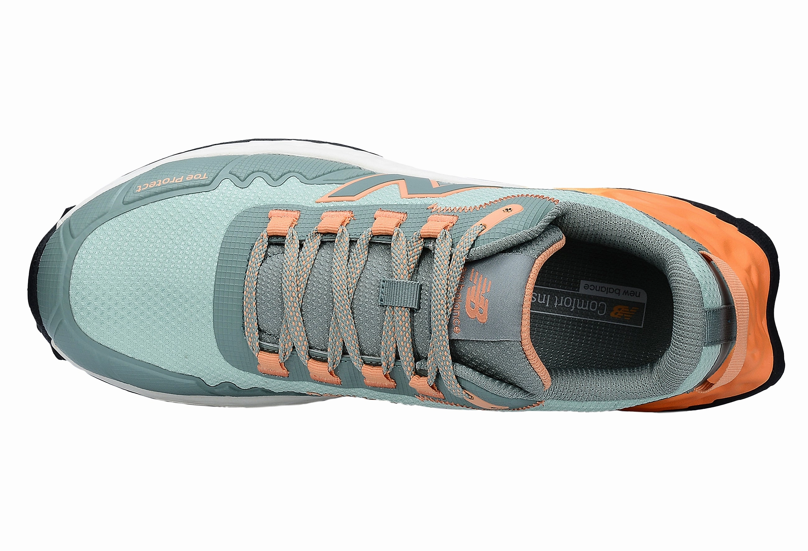 New Balance Cremorne Womens, S3 Sicherheitsschuh ESD HRO FOe, aqua / pumpkin, Weite D, EN ISO 20345 Sicherheitsschuhe S1 Weite 14