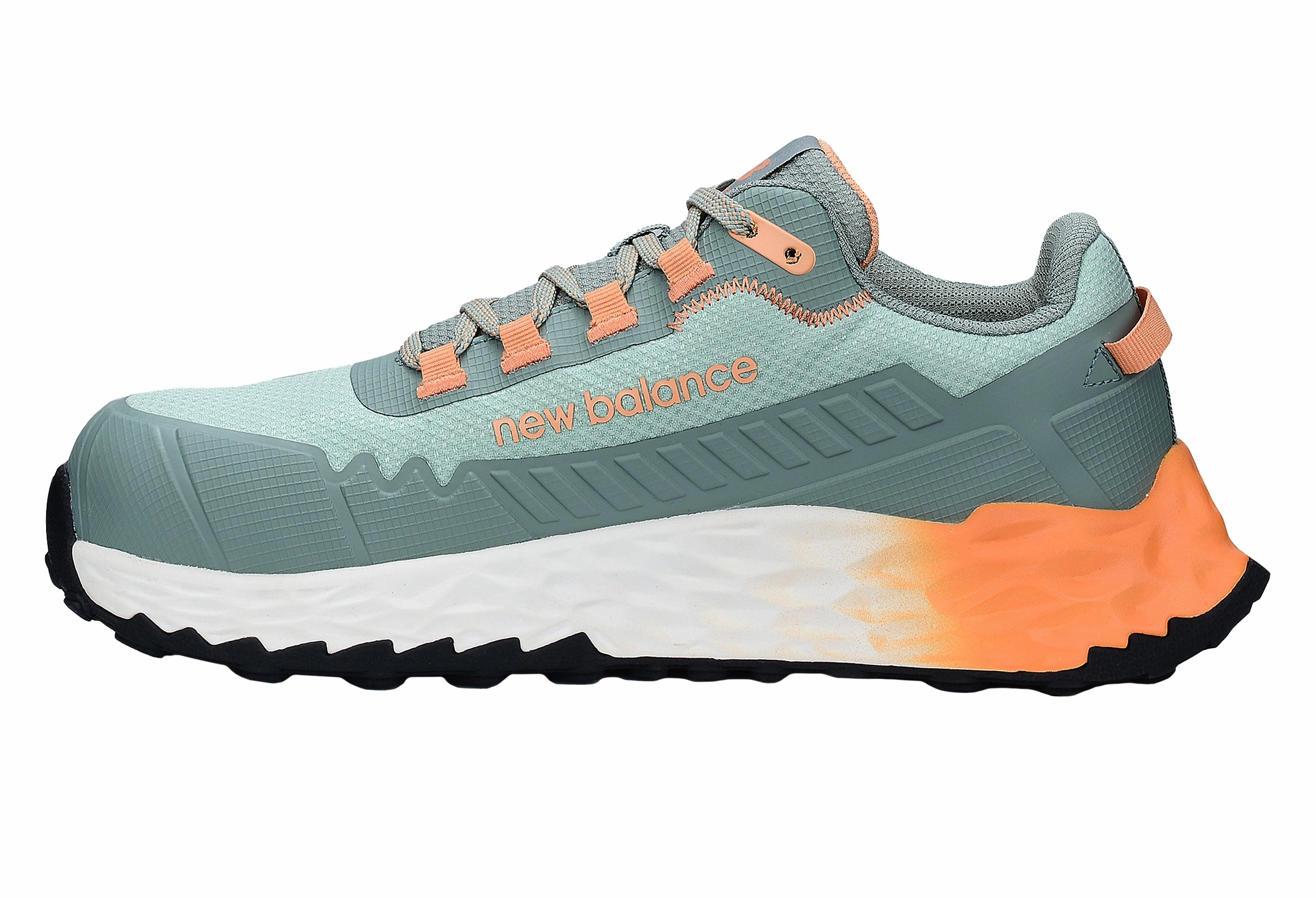 New Balance Cremorne Womens, S3 Sicherheitsschuh ESD HRO FOe, aqua / pumpkin, Weite D, EN ISO 20345 Pace Sicherheitsschuhe S1p Hro Sra