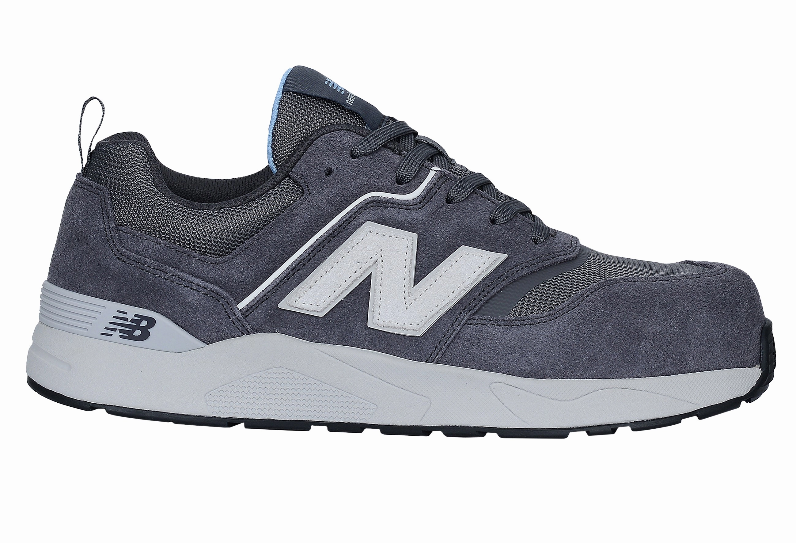 New Balance Elite Lite Womens, Sicherheitsschuh S1P S1 ESD HROe, S1 PL HRO FO SC SR, magnet / whispy blue Sicherheitsschuhe Worauf