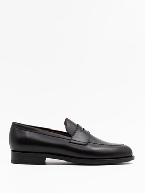Como Loafers The Penny loafer in black leather