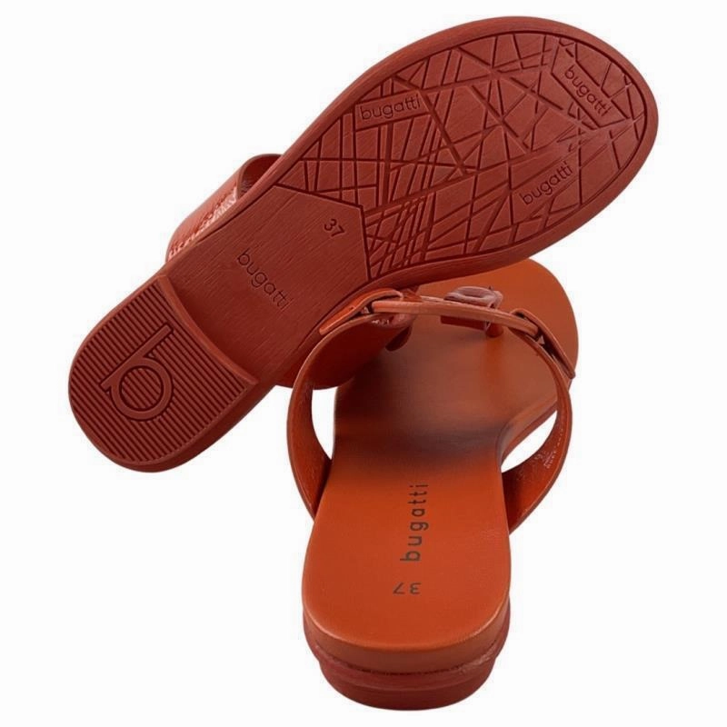 Sandalen Neue Modelle Bugatti Damen Zehentrenner 431-A2O80-5700 Orange