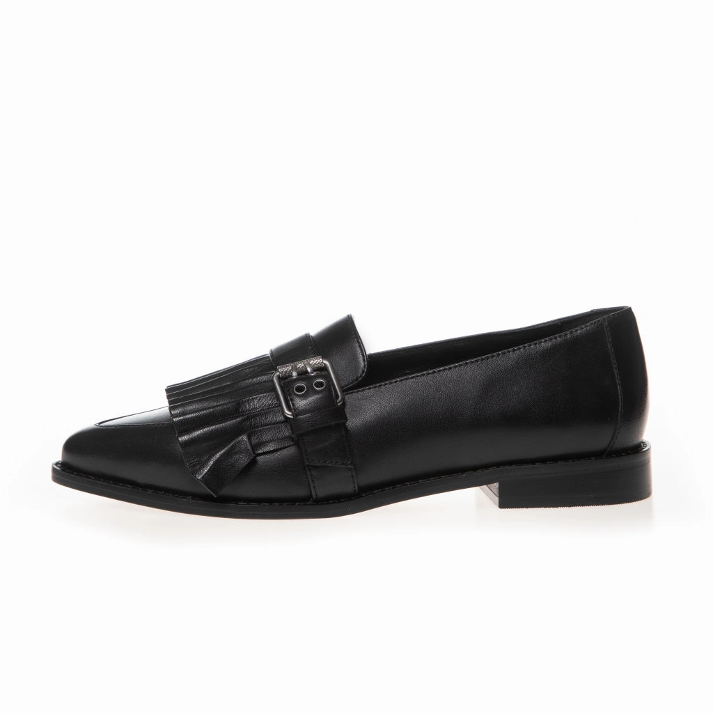 Suede Loafers THE MOLLY - BLACK