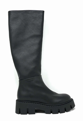 CPH138 Langschaft Boot |Black Vitello Stiefel Over