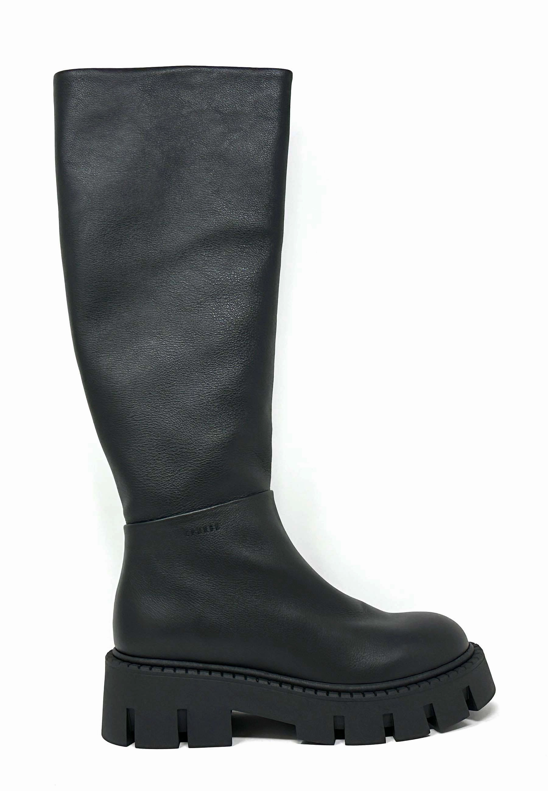 Gosch Sylt Stiefel CPH138 Langschaft Boot |Black Vitello