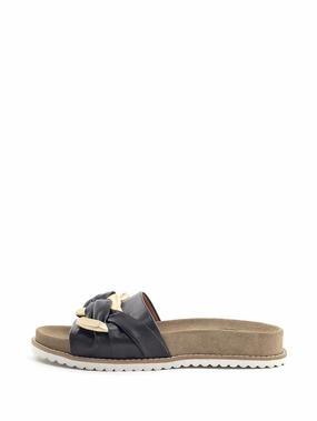 Sun & Shadow Sandalen Fay | Slipper Zwart