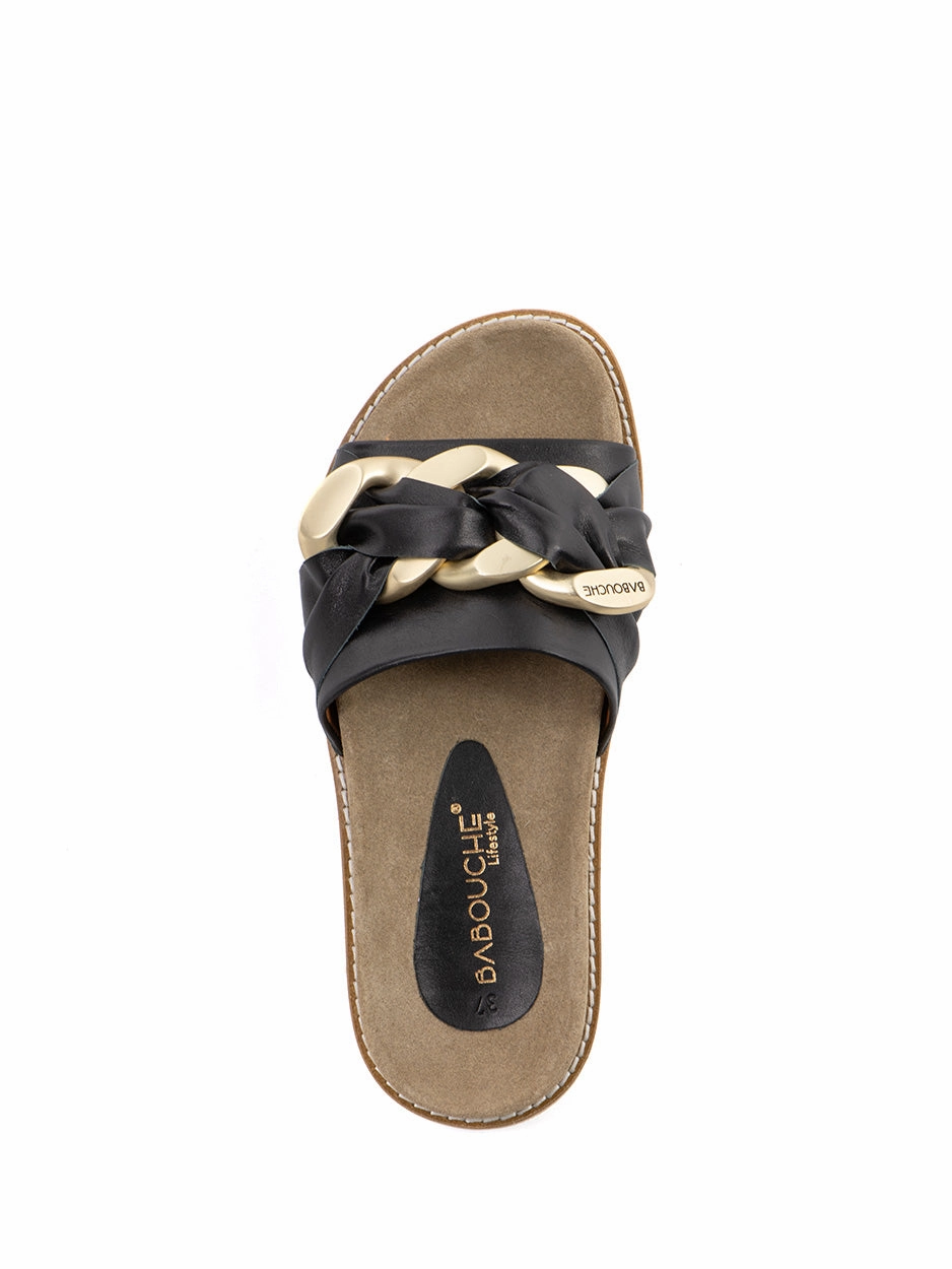 Legero Sandalen Fay | Slipper Zwart