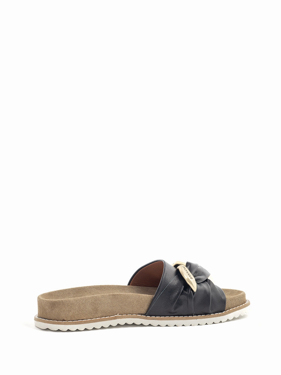 Fay | Slipper Zwart Sandalen Ergonomisch